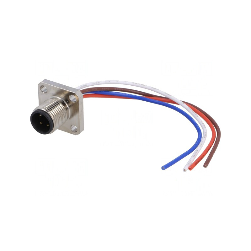Soclu M12 PIN 4 tată A-DeviceNet CANopen IP67 250V 4A | Electronic-mag.ro | Componente Electronice