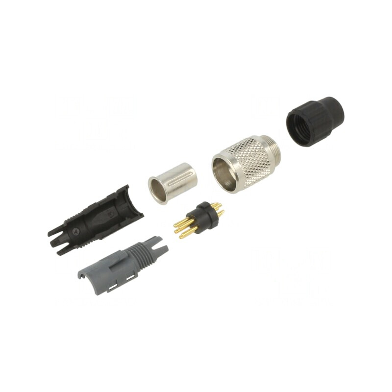 Mufă Conector M9 Aurit 5-PIN IP40 125V pe Cablu | Electronic-mag.ro | Componente Electronice Mufă Conector M9 Aurit 5-PIN IP40 125V pe Cablu | Electronic-mag.ro | Componente Electronice