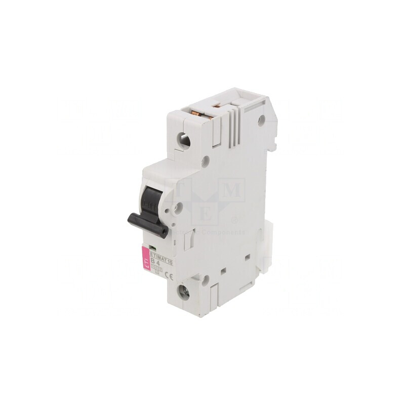Întrerupător Supracurent 4A 230/400VAC 1P 10kA | Electronic-mag.ro | Componente Electronice