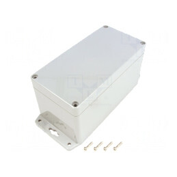 Carcasă universală 80x160x85mm cu lame de fixare | Electronic-mag.ro | Componente Electronice