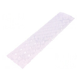 Lentilă LED dreptunghiulară plexiglass transparentă | Electronic-mag.ro | Componente Electronice
