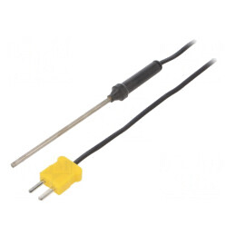 Sondă Temperatură Tip K -50÷750°C 80mm | Electronic-mag.ro | Componente Electronice