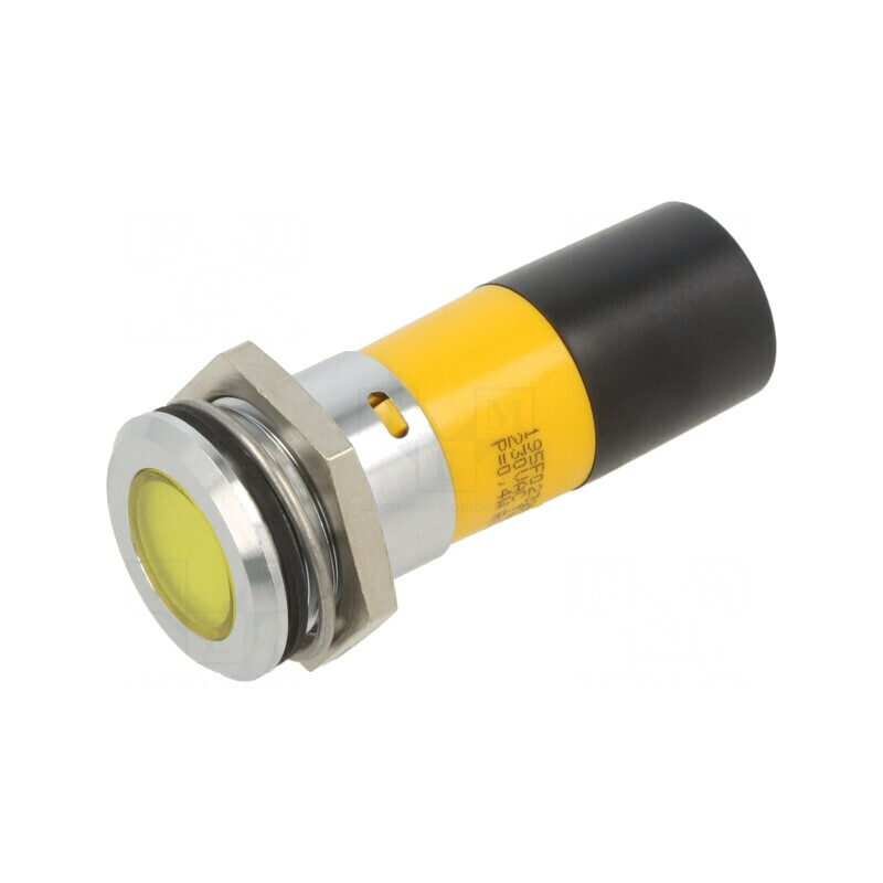 Lampă de Control LED Galbenă 230V 22mm | Electronic-mag.ro | Componente Electronice