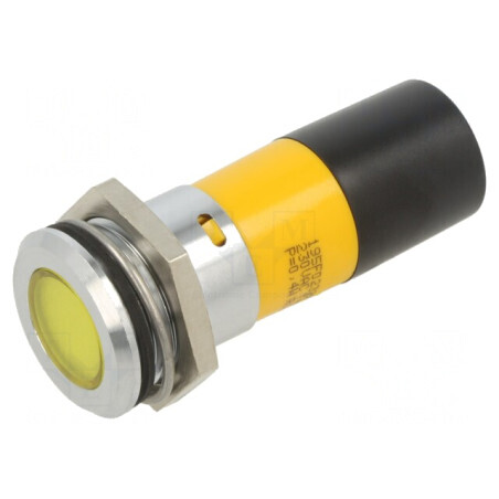 Lampă de Control LED Galbenă 230V 22mm | Electronic-mag.ro | Componente Electronice