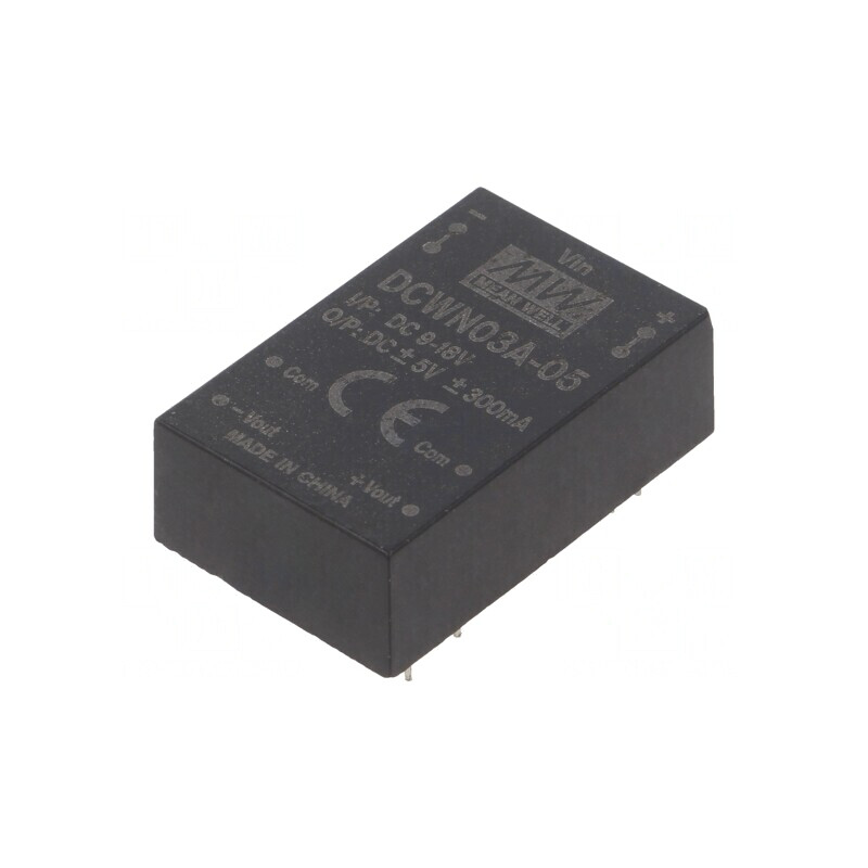 Convertor DC/DC 3W 9-18V la 5V/-5V DIP24 | Electronic-mag.ro | Componente Electronice