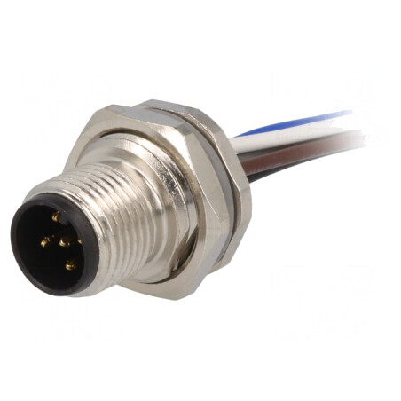 Soclu M12 PIN 5 tată IP67 pentru cabluri DeviceNet/CANopen | Electronic-mag.ro | Componente Electronice