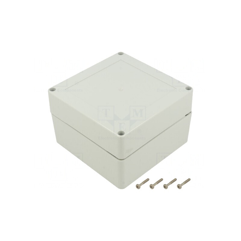 Carcasă Universală 105x105x90 mm cu Bucșă din Alamă | Electronic-mag.ro | Componente Electronice
