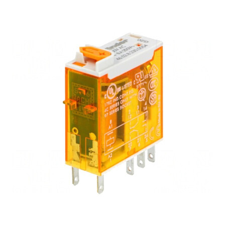 Releu Electromagnetic DPDT 12VAC 15A | Electronic-mag.ro | Componente Electronice