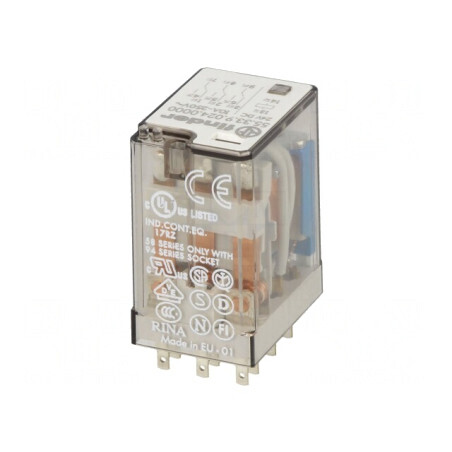 Releu Electromagnetic Industrial 3PDT 24VDC | Electronic-mag.ro | Componente Electronice