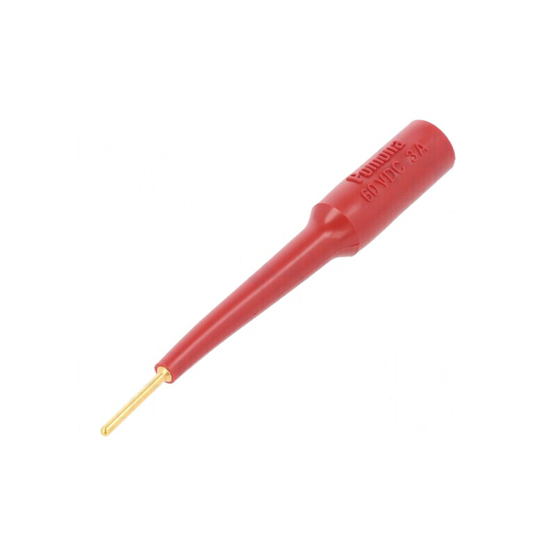 Terminal de măsurare roșu 3A 4mm 70VDC | Electronic-mag.ro | Componente Electronice