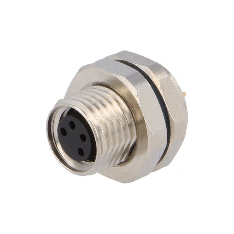 Conector M8 Mamă 4-Pin pentru Panou | Electronic-mag.ro | Componente Electronice