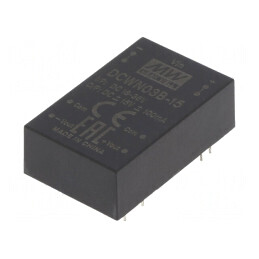 Convertor DC/DC 3W 18-36V la 15V/-15V THT | Electronic-mag.ro | Componente Electronice