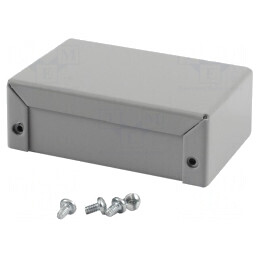 Carcasă Aluminiu Gri Universală 56x81x28mm | Electronic-mag.ro | Componente Electronice