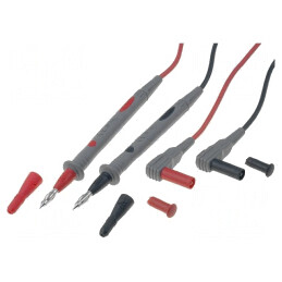 Cabluri de Măsurare 10A 1,2m Negru și Roșu