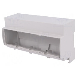 Carcasă pentru Șină DIN Gri 91x160.2x62mm 9 Module | Electronic-mag.ro | Componente Electronice