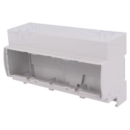 Carcasă pentru Șină DIN Gri 91x160.2x62mm 9 Module | Electronic-mag.ro | Componente Electronice