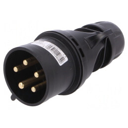 Conector alimentare trifazat 32A 400V IP44 | Electronic-mag.ro | Componente Electronice