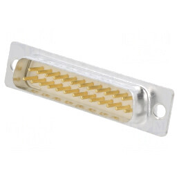 Conector D-Sub 25-Pin Mufă Tată Lipire Contacte Întoarse | Electronic-mag.ro | Componente Electronice