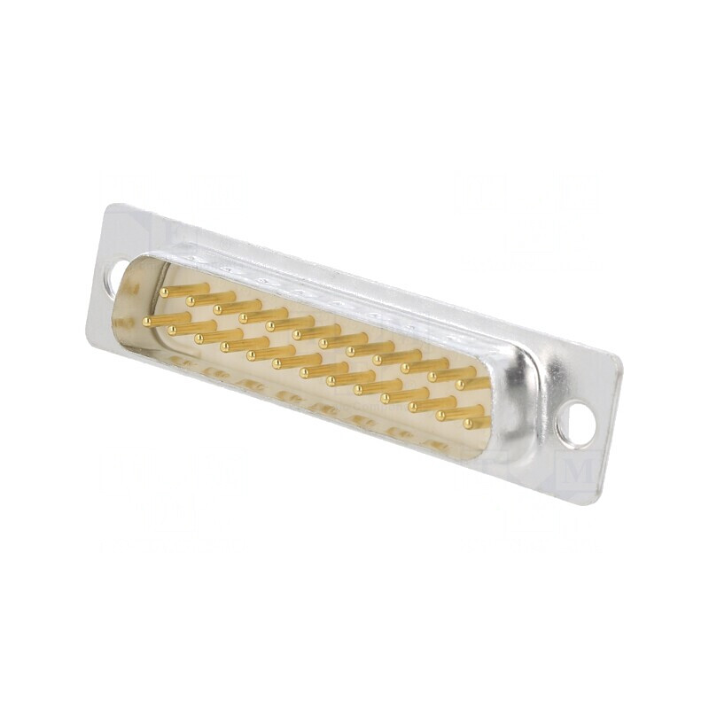 Conector D-Sub 25-Pin Mufă Tată Lipire Contacte Întoarse | Electronic-mag.ro | Componente Electronice