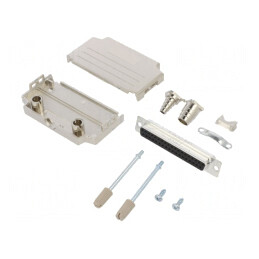 Conector D-Sub 37 Pin Mamă pentru Cablu Gold Flash | Electronic-mag.ro | Componente Electronice