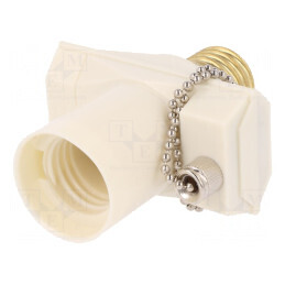 Adaptor de Alimentare AC 2P 250VAC 4A Alb cu Șurub | Electronic-mag.ro | Componente Electronice