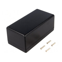 Carcasă Universală ABS Neagră 66x131x55mm | Electronic-mag.ro | Componente Electronice