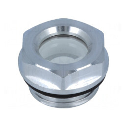 Indicator nivel; Diam.orif.inspec: 14mm; G 1/2"; Mat: aluminiu