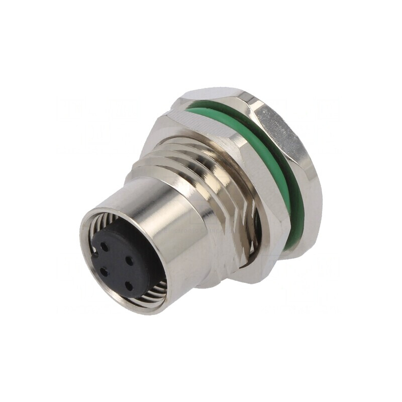 Soclu M12 4 PIN DeviceNet/CANopen THT IP65/IP67 | Electronic-mag.ro | Componente Electronice