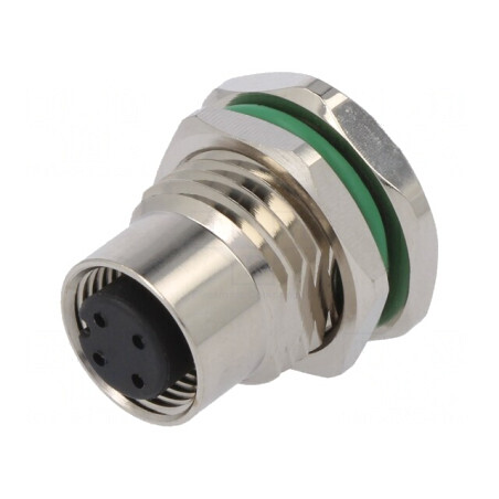 Soclu M12 4 PIN DeviceNet/CANopen THT IP65/IP67 | Electronic-mag.ro | Componente Electronice
