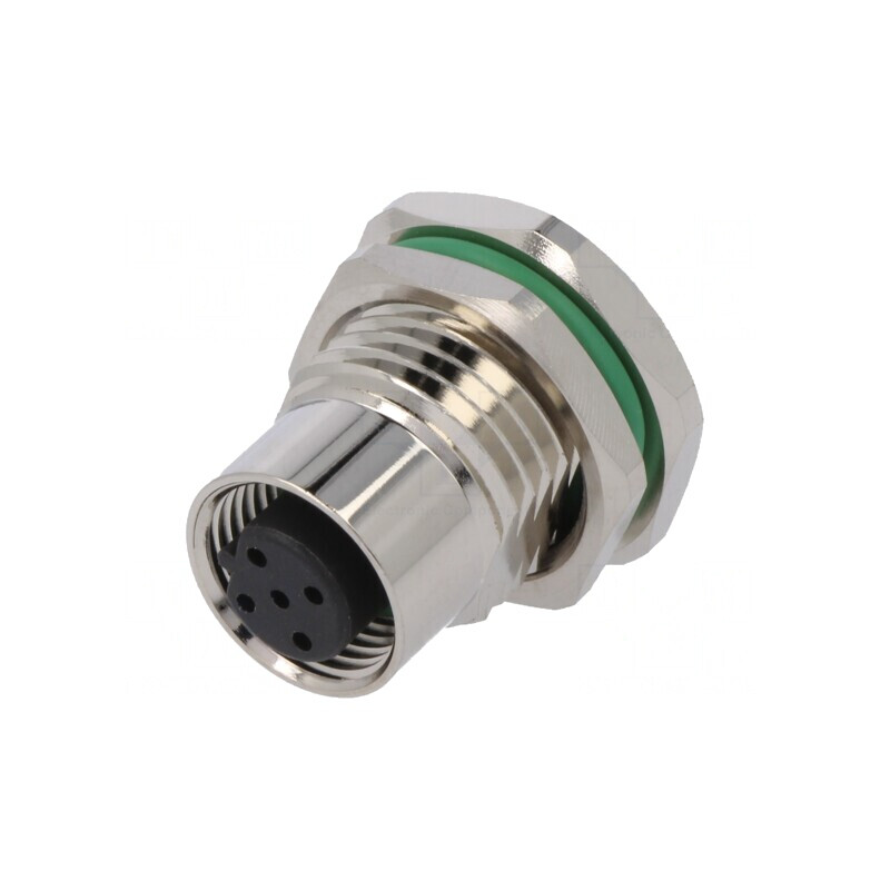 Soclu M12 5 Pin mamă Profibus THT IP65/IP67 60V | Electronic-mag.ro | Componente Electronice