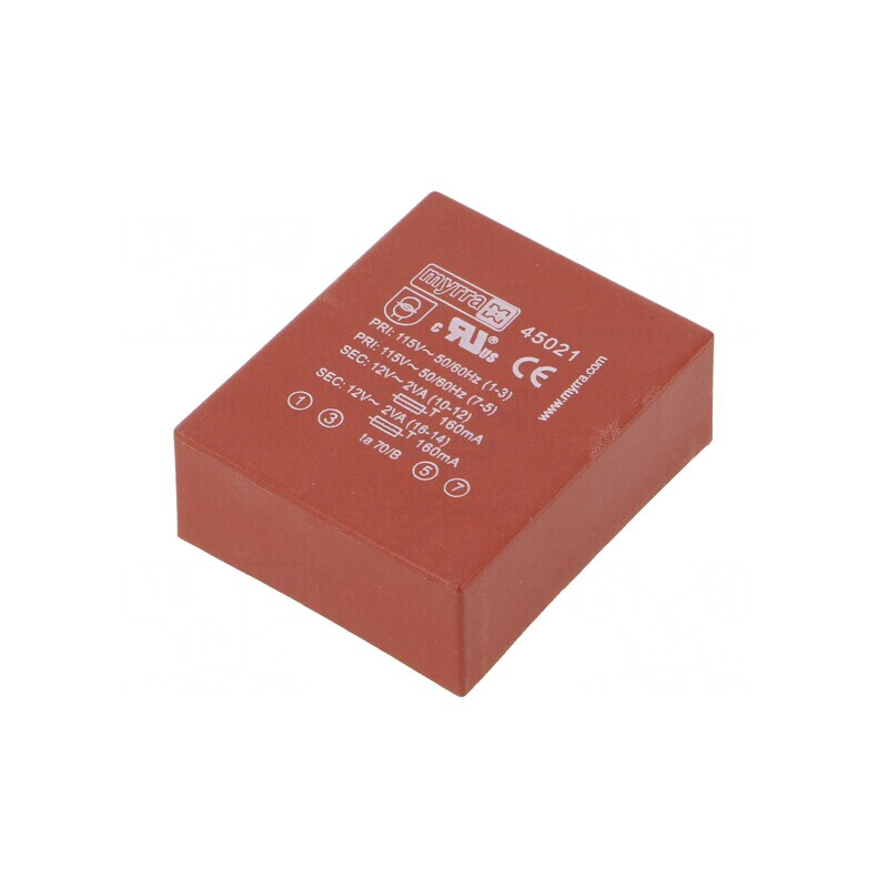 Transformator încapsulat 4VA 12V 12V 167mA | Electronic-mag.ro | Componente Electronice