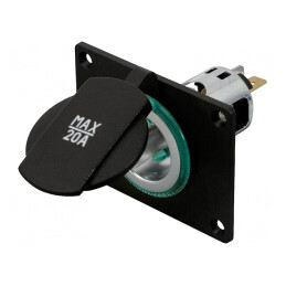 Soclu brichetă auto 12-24V 16A | Electronic-mag.ro | Componente Electronice