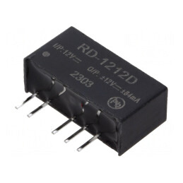 Convertor DC/DC 2W 12V/-12V | Electronic-mag.ro | Componente Electronice