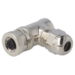 Mufă M12 3-Pin Mamă IP67 pentru DeviceNet/CANopen pe Cablu | Electronic-mag.ro | Componente Electronice