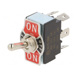 Comutator Basculant DPDT ON-OFF-ON 20A 12V | Electronic-mag.ro | Componente Electronice