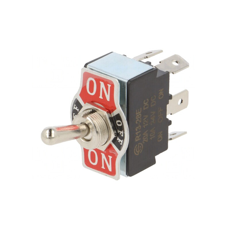 Comutator Basculant DPDT ON-OFF-ON 20A 12V | Electronic-mag.ro | Componente Electronice Comutator Basculant DPDT ON-OFF-ON 20A 12V | Electronic-mag.ro | Componente Electronice