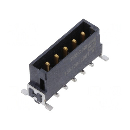 Conector PCB-PCB tată 5 PIN 2,54mm har-flex® Power | Electronic-mag.ro | Componente Electronice