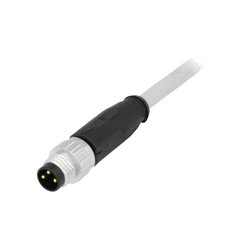 Conector M8 Tată 3 PIN Drept cu Cablu 1m PVC | Electronic-mag.ro | Componente Electronice Conector M8 Tată 3 PIN Drept cu Cablu 1m PVC | Electronic-mag.ro | Componente Electronice