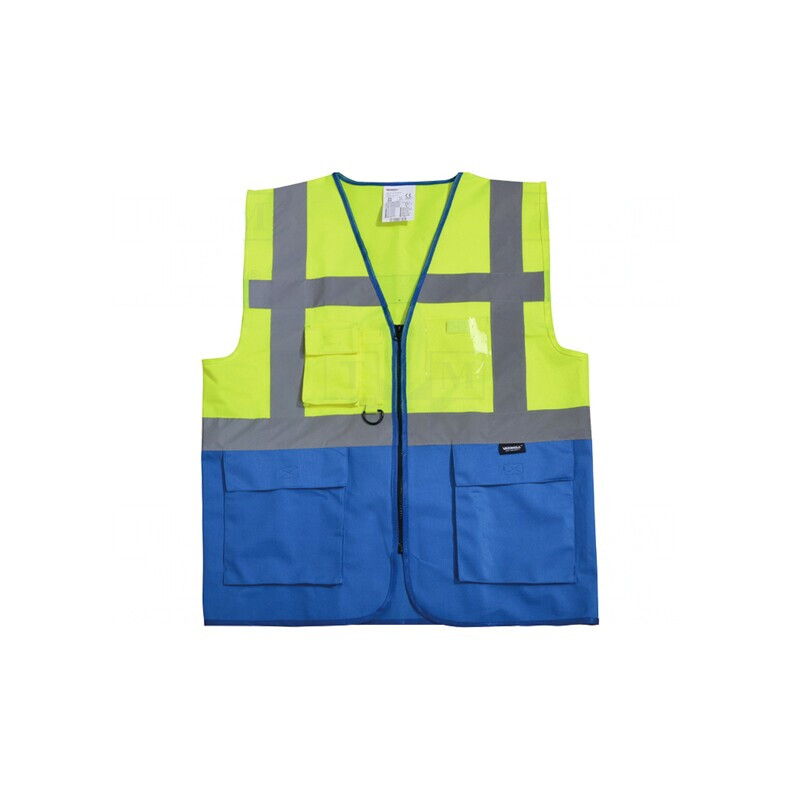 Vestă reflectorizantă XXXL galben-albastru | Electronic-mag.ro | Componente Electronice