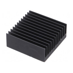 Radiator extrudat cu aripioare BGA negru 37.5mm | Electronic-mag.ro | Componente Electronice