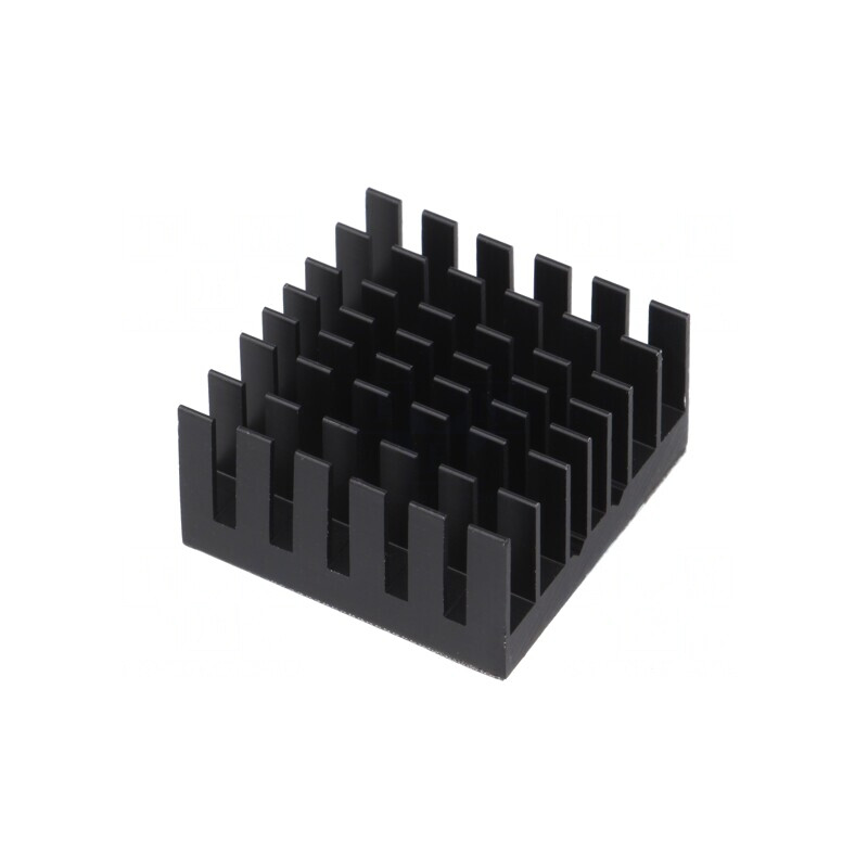 Radiator extrudat cu aripioare BGA negru 29mm | Electronic-mag.ro | Componente Electronice