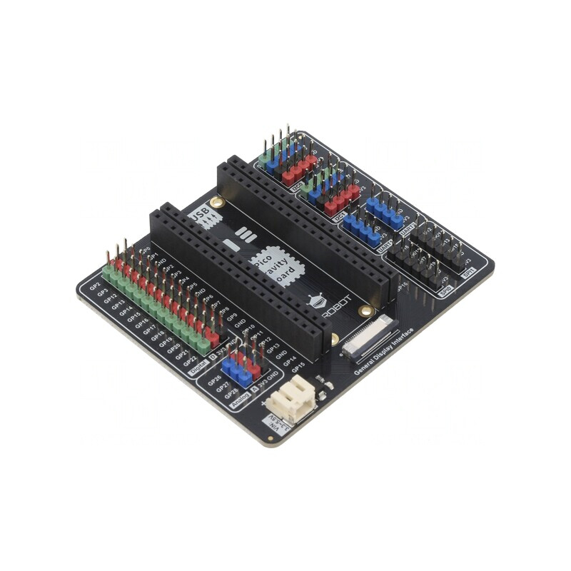 Expander Universal Raspberry Pi Pico 73x63mm | Electronic-mag.ro | Componente Electronice