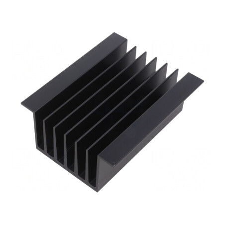 Radiator Extrudat Negru 100mm x 81mm x 40mm 1,2K/W | Electronic-mag.ro | Componente Electronice