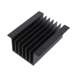 Radiator Extrudat Negru 100mm x 81mm x 40mm 1,2K/W | Electronic-mag.ro | Componente Electronice