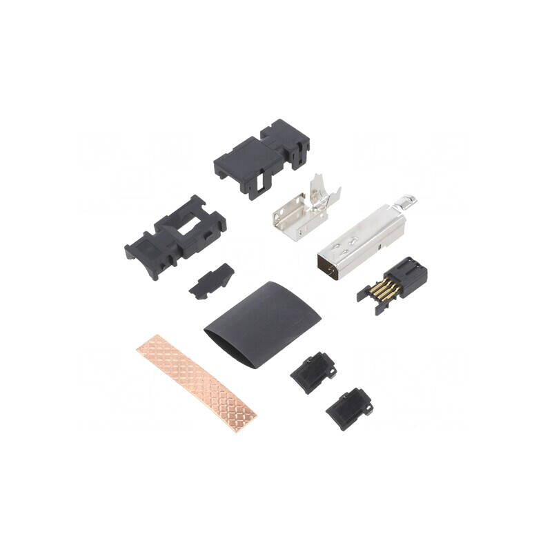 Conector Mini I/O Type 1 D Mufă Mamă 8 Pin Aurit | Electronic-mag.ro | Componente Electronice