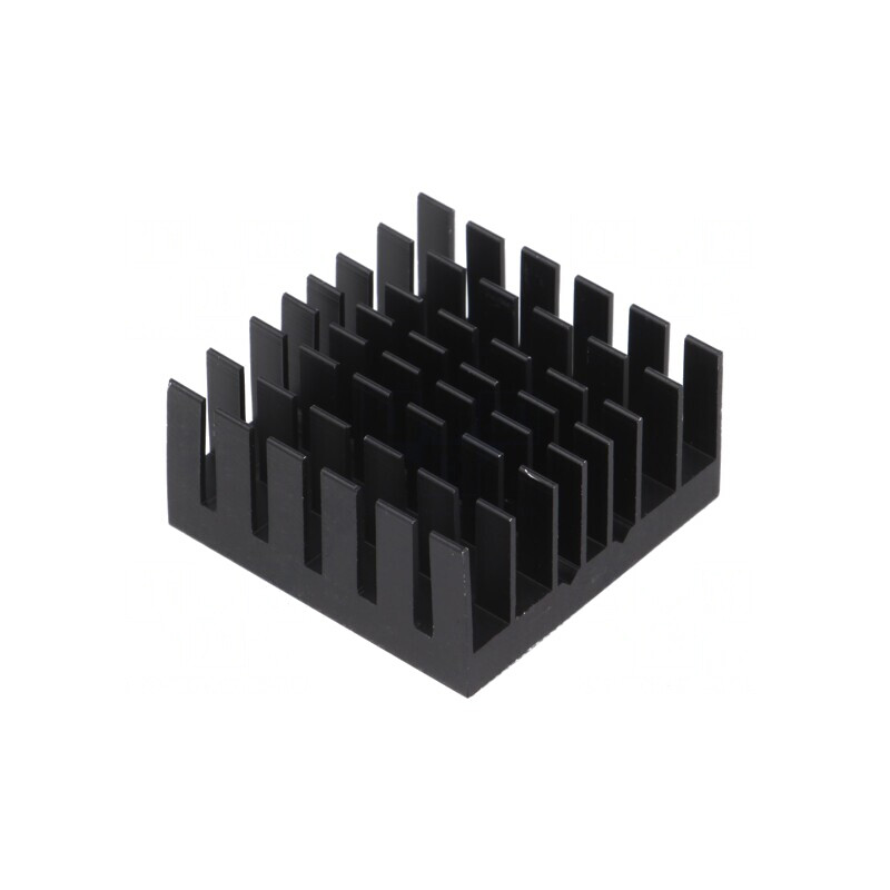 Radiator extrudat cu aripioare BGA negru 30x30mm | Electronic-mag.ro | Componente Electronice Radiator extrudat cu aripioare BGA negru 30x30mm | Electronic-mag.ro | Componente Electronice