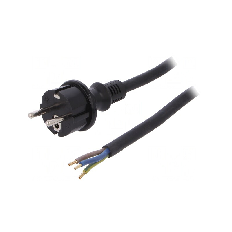 Cablu SCHUKO 3x2,5mm2 cu Mufă Gumă | Electronic-mag.ro | Componente Electronice Cablu SCHUKO 3x2,5mm2 cu Mufă Gumă | Electronic-mag.ro | Componente Electronice