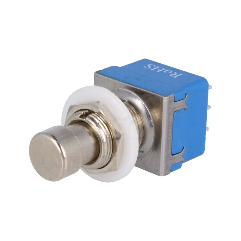Comutator apăsare 3PDT 2A 250V OFF-ON | Electronic-mag.ro | Componente Electronice