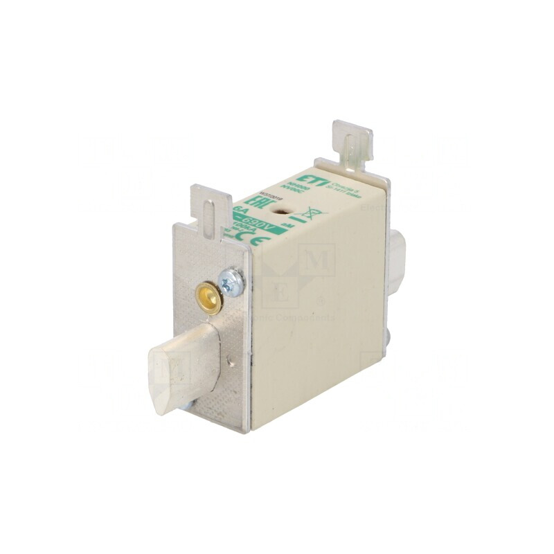 Siguranţă Ceramică Industrială 6A 690VAC NH00C | Electronic-mag.ro | Componente Electronice