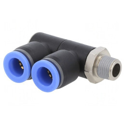 Distribuitor Plug-in Alamă Nichelată 0.95-15 Bar | Electronic-mag.ro | Componente Electronice